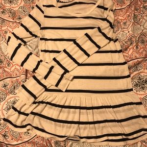 Long Sleeve Striped Blouse